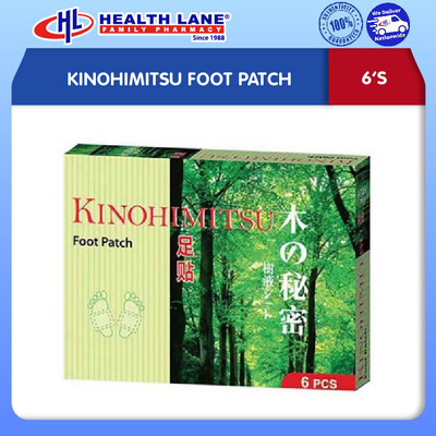 KINOHIMITSU FOOT PATCH (6'S)